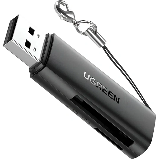 Картридер Ugreen CM264 USB-A 3.0 для карт памяти TF / SD (60722)