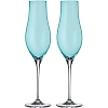 Набор бокалов для шамп LIMOSA; декор Бирюзовая чаша, 200мл 2шт, БСС0564