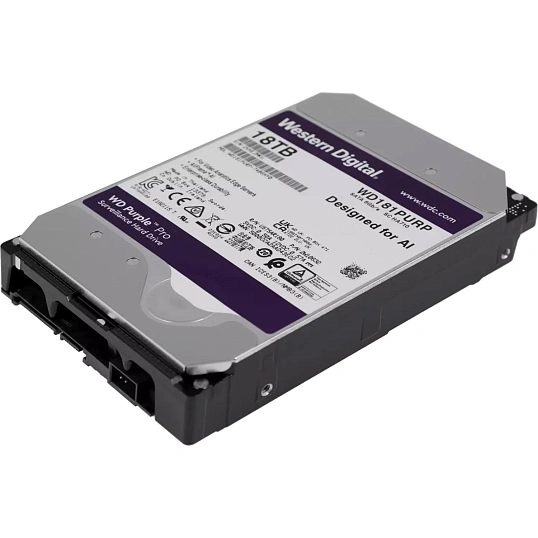 Жесткий диск WD Purple Pro SATA 18TB 7200rpm, 512Mb(WD181PURP)