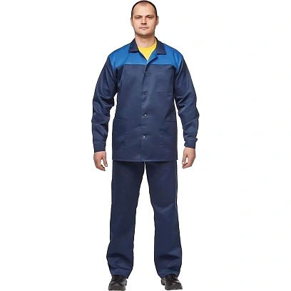 Костюм лет муж (куртка, бр) л16 син/вас 112-116/158-164