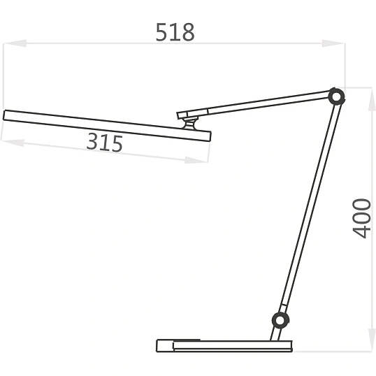 Светильник Uniel ULM-D113 18W/3000-6000K/DIM BLACK