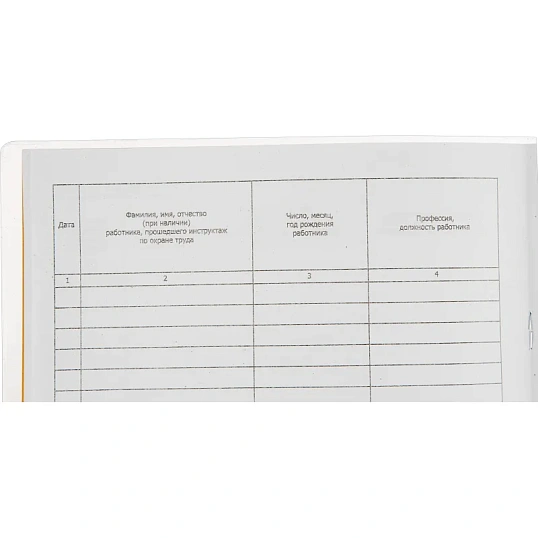 Журнал регистрации вводного инструктажа А4 32л карт.в обложке,офсет