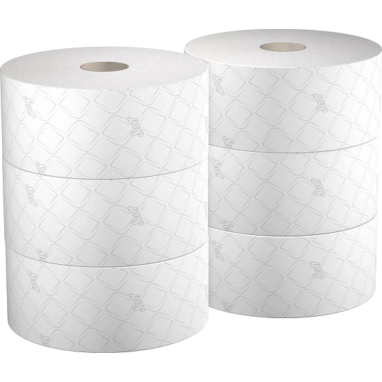 Бумага туалетная д/дисп KK Scott Controll с ЦВ 2сл белая 314м 6 рул/уп_8569