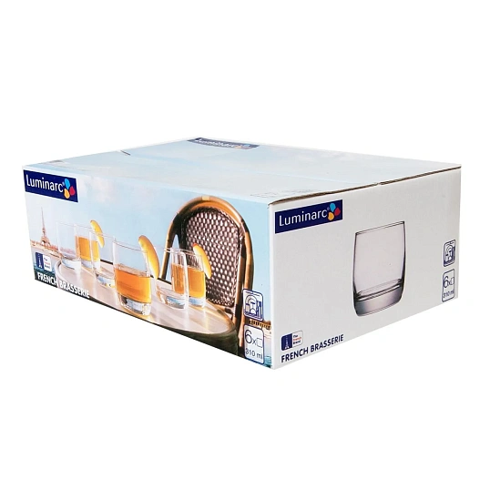 Набор стаканов ФРАНЦУЗСКИЙ РЕСТОРАНЧИК 310мл низкие 6шт/уп (H9370)