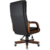 Кресло VB_ Бюрократ T-9932Walnut черный эко.кожа крестов. металл/дерево