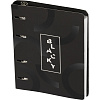 Ежедневник недатированный на кольцах Attache, 136л., 80г/м3, Blacky