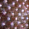 Гирлянда светодиодная Сеть 2x3м, черный КАУЧУК, 432 LED Белые 217-125