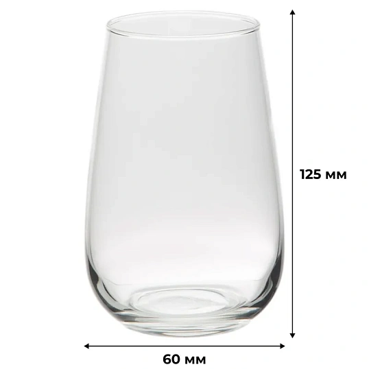 Набор стаканов высокий Габи 400 мл, 6шт/уп