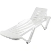 Шезлонг PR_Decorona DeRiviera без подлокотников, белый рассвет