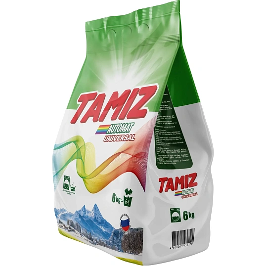 Порошок стиральный TAMIZ универсал 6 кг ПЭ