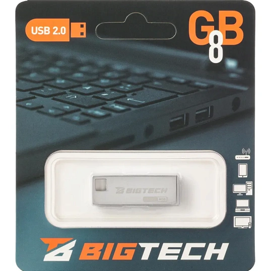 Флеш-память BigTech UFD009, USB2.0, 8GB