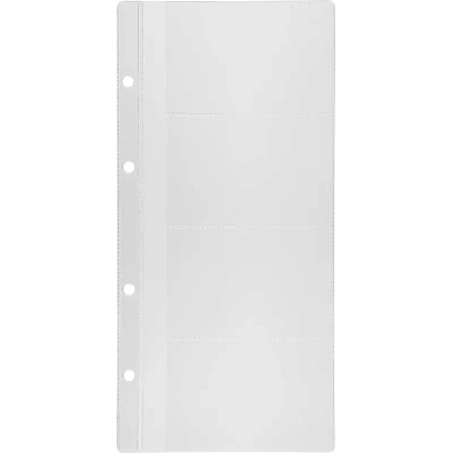 Вкладыш для визитниц на 4 карточки, 60х98 мм, для арт 202450 1045/4