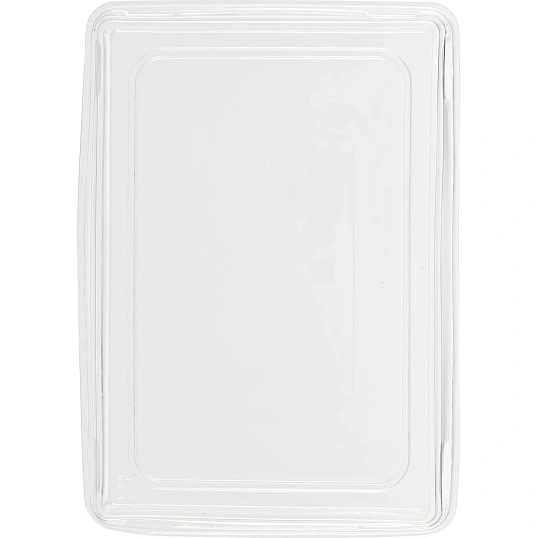 Крышка ПЭТ OPSALAD ПР-КУ-СК-400 КР, прозр., 800 шт/кор