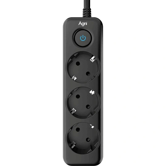 Сетевой фильтр AGNI 3/3м,черный(TP-FD3E-3m-black)