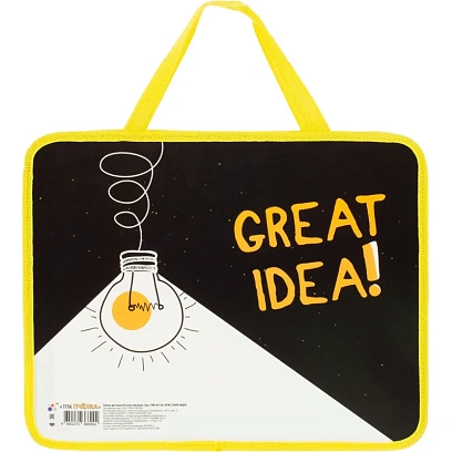 Папка детская  А4 пластиковая, с ручками ПМ-А4-26, КЛАССНАЯ ИДЕЯ 2025