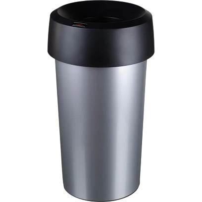 Контейнер для мусора (урна) 50 л кругл 38х73см крышка воронкообраз. VILEDA