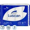 Бумага туалетная Luscan Deluxe  3сл сл бел цел 19,4м 161л 12рул/уп