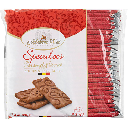 Печенье Maison D' Or Speculoos сахарное карамельное (инд. уп.), 6гх50шт/уп