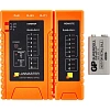 Тестер витой пары LANMASTER LAN-TST-WRM-310-POE с индикаторами, опред. POE