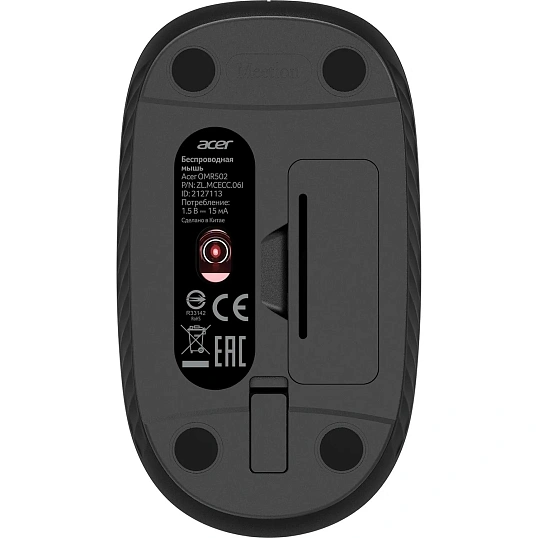 Мышь компьютерная Acer OMR502 черн,1600dpi,USB 4but(ZL.MCE11.01A)