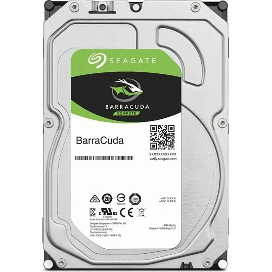 Жесткий диск Seagate BarraCuda 1Tb, SATA, 7200rpm, 64MB(ST1000DM014)