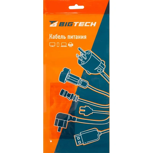 Кабель питания C13(F)-C14, 10А, 0,75мм2, 1.8м, чер (OPC002)