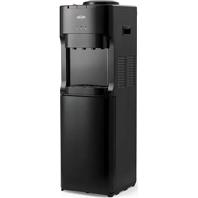 Кулер для воды VATTEN V45NKB напольный, компрессорный, черный, холодильник