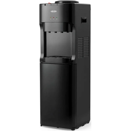 Кулер для воды VATTEN V45NKB напольный, компрессорный, черный, холодильник