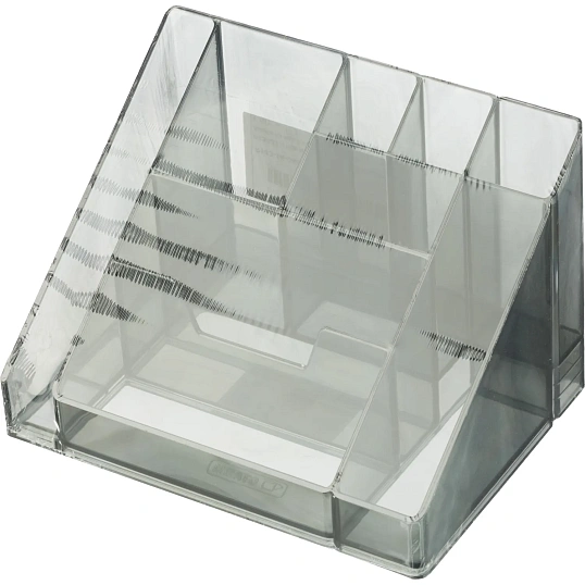 Подставка-органайзер для канц.мелочей Attache Каскад 9 отд.тон.Серый/черый