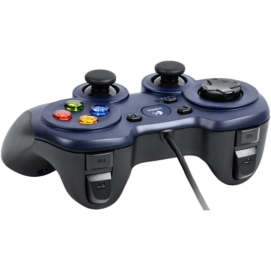 Геймпад Logitech F310 черный/синий, проводной [940-000138