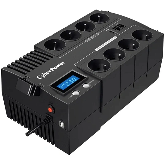 ИБП CyberPower BR700ELCD, Line-Interactive, 700VA/420W, 8 Schuko