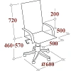 Кресло BN_Sp_EChair-589 TC сетка/ткань черный, хром