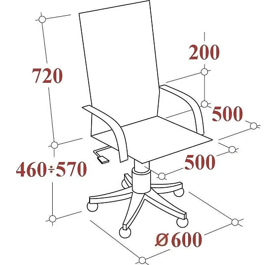 Кресло BN_Sp_EChair-589 TC сетка/ткань черный, хром
