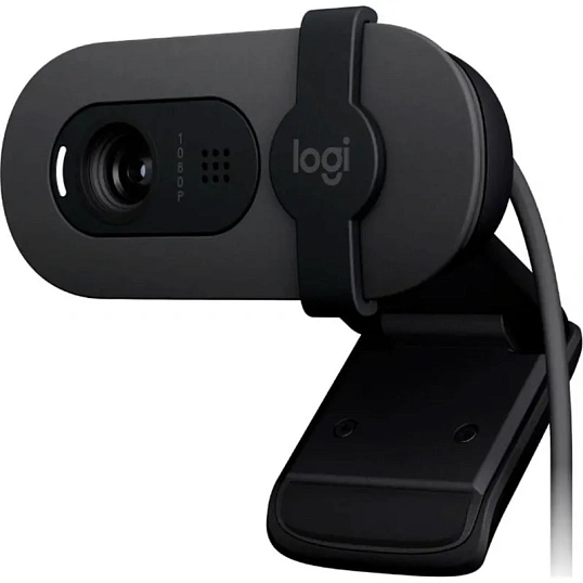 Веб-камера Logitech BRIO 100, FHD, Graphite (960-001585)
