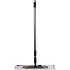 Швабра флаунд пласт 40х11 в сборе с насадк Soft микроф, телескоп.чер SV5102
