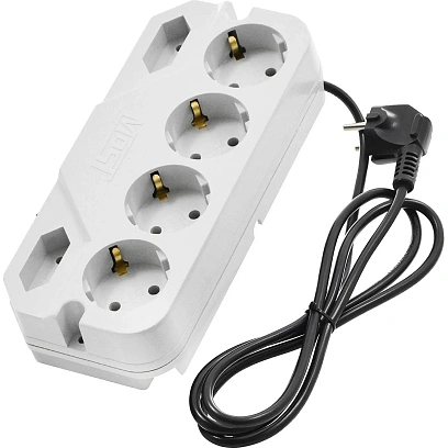 Сетевой фильтр Most СRG 6р/2м белый (коробка) СRG-Б 2М