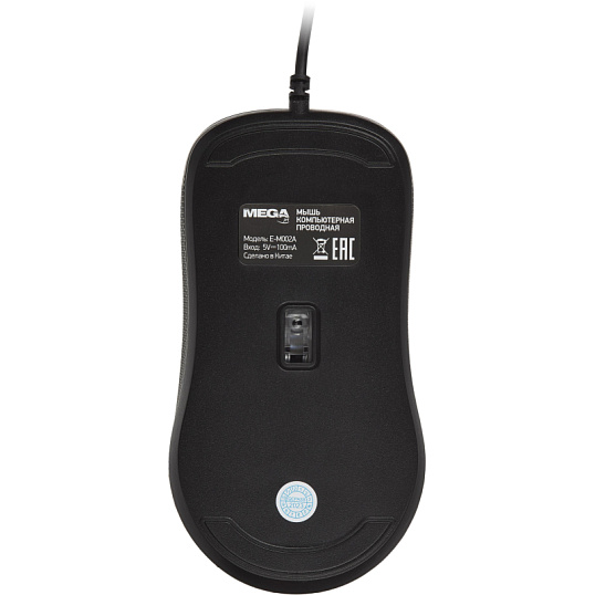 Мышь компьютерная черная, USB 800-2400DPi, 121,5x64x39мм BT-JM-001/E-M002A