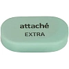 Ластик овальный Attache Extra, нат.каучук, 45x28x10мм, пастельн.ассорти