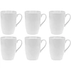 Кружка Kaylas 310мл фарфор белая с ручкой 6 шт/уп