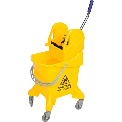 Тележка уборочная с отжимным прессом 45,5x37x97см 31л AF08088