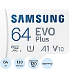 Карта памяти Samsung evo plus microSD 64gb MB-MC64KA/SA/APC