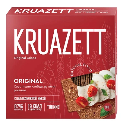 Хлебцы Круазетт ржаные тонкие к/п 200 г