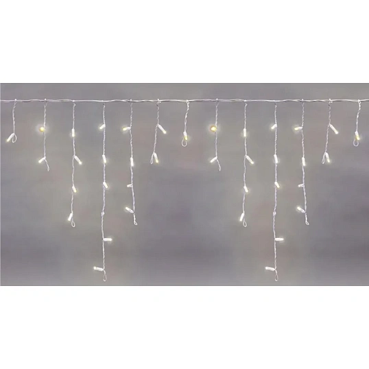 Гирлянда светодиодная Бахрома 4,8х0,6м 152LED ТЕПЛЫЙ БЕЛЫЙ IP65,255-138-6
