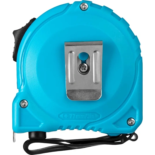 Рулетка TOPFORT BASIC 8мх25мм, пласт корпус, 2 стопора