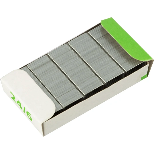 Скобы для степлера N24/6 КОМУС оцинкованные (2-30 лист.) 1000 шт в упаковке