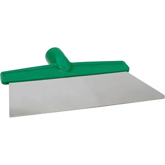 Скребок для пола FBK 280х110мм, нержавеющая сталь-3мм, зеленый 28281-5
