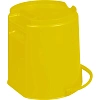 Ведро FBK 15л желтое, армир. пластик противоударный, круглое, 80101-4