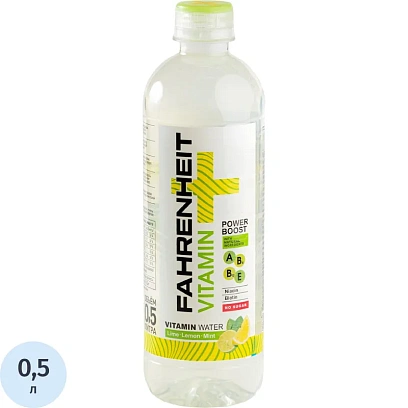 Вода питьевая Fahrenheit со вкусом лимона-лайма-мяты негаз ПЭТ 0,5л