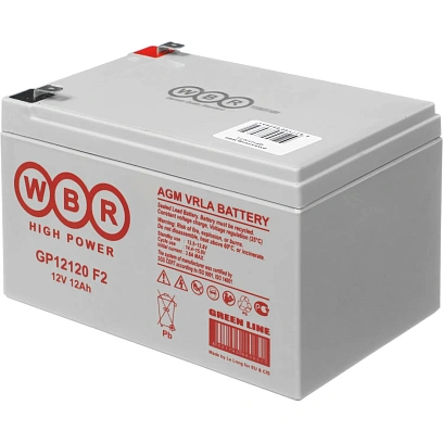 Батарея для ИБП WBR GP12120 F2 12В 12А.ч