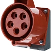 Розетка ОП 32А 380В 3P+PE+N ССИ-125 IP44 PSR12-032-5